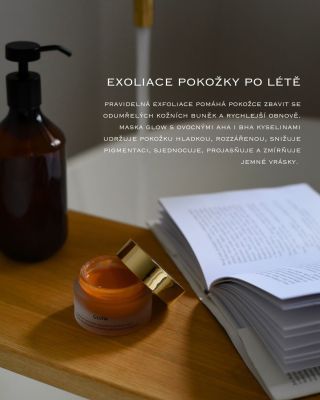 Glow maska 💫 na podzim je váš recept na hladkou, jemnou, projasněnou a sjednocenou pokožku, proti poškození volnými...