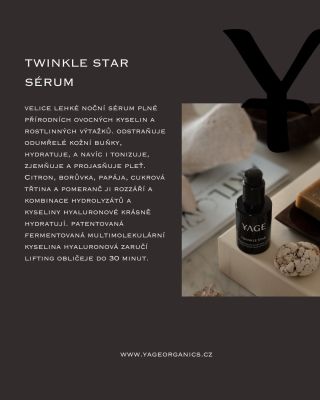 Pokud byste měli do podzimní péče zařadit jeden krok, tak za nás je to rozhodně exfoliační sérum Twinkle Star, díky...